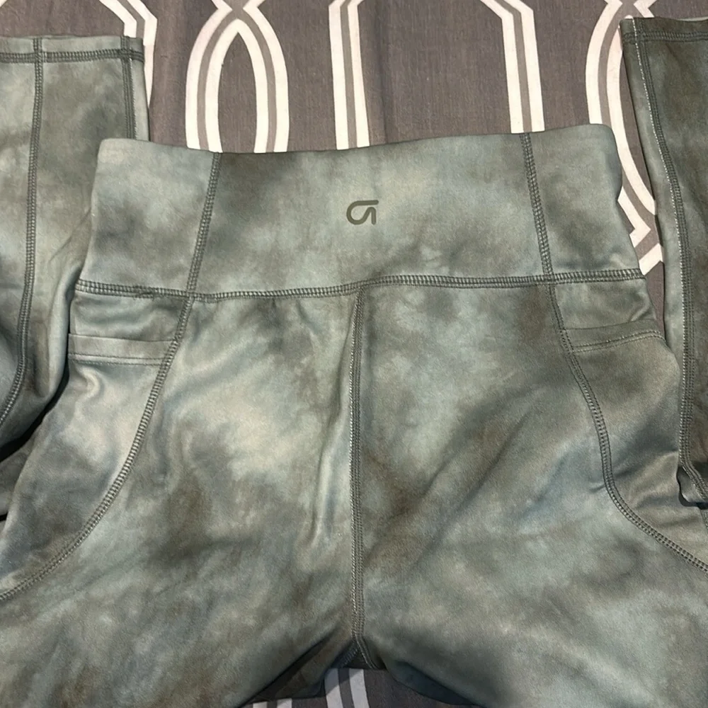 GAP Teen leggings with pockets in green